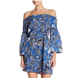 Laundry by Shelli Segal floral off the shoulder dress